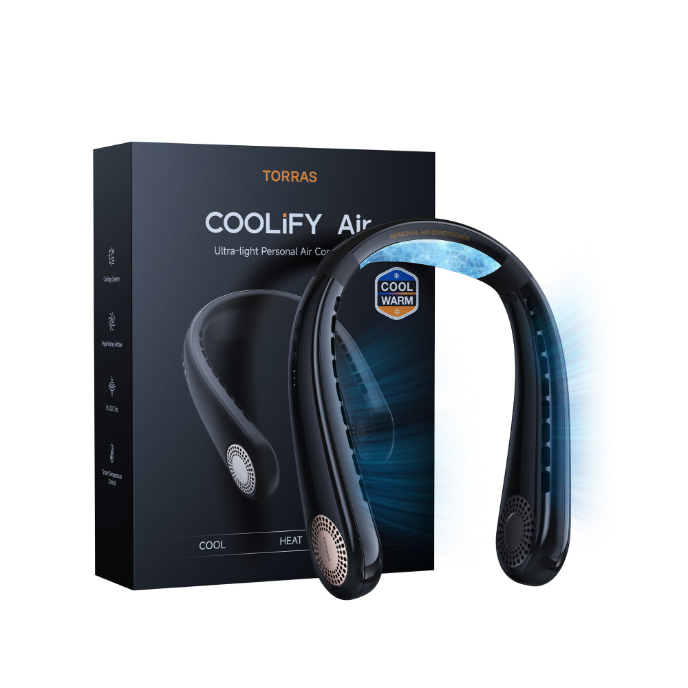 COOLiFY Air AI 智慧頸掛冷暖空調風扇