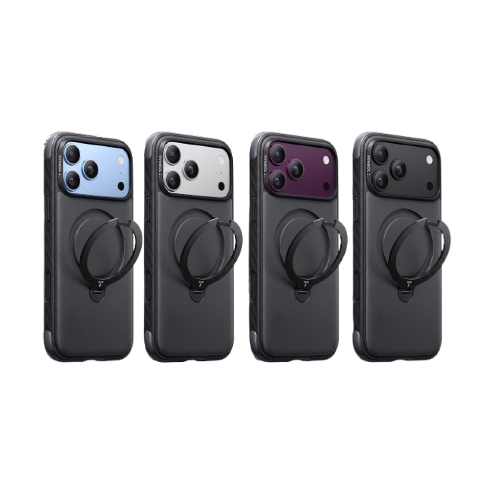 Ostand Q3 Rugg 撞色四象限 旋轉支架手機殼 iPhone 18 Pro 系列