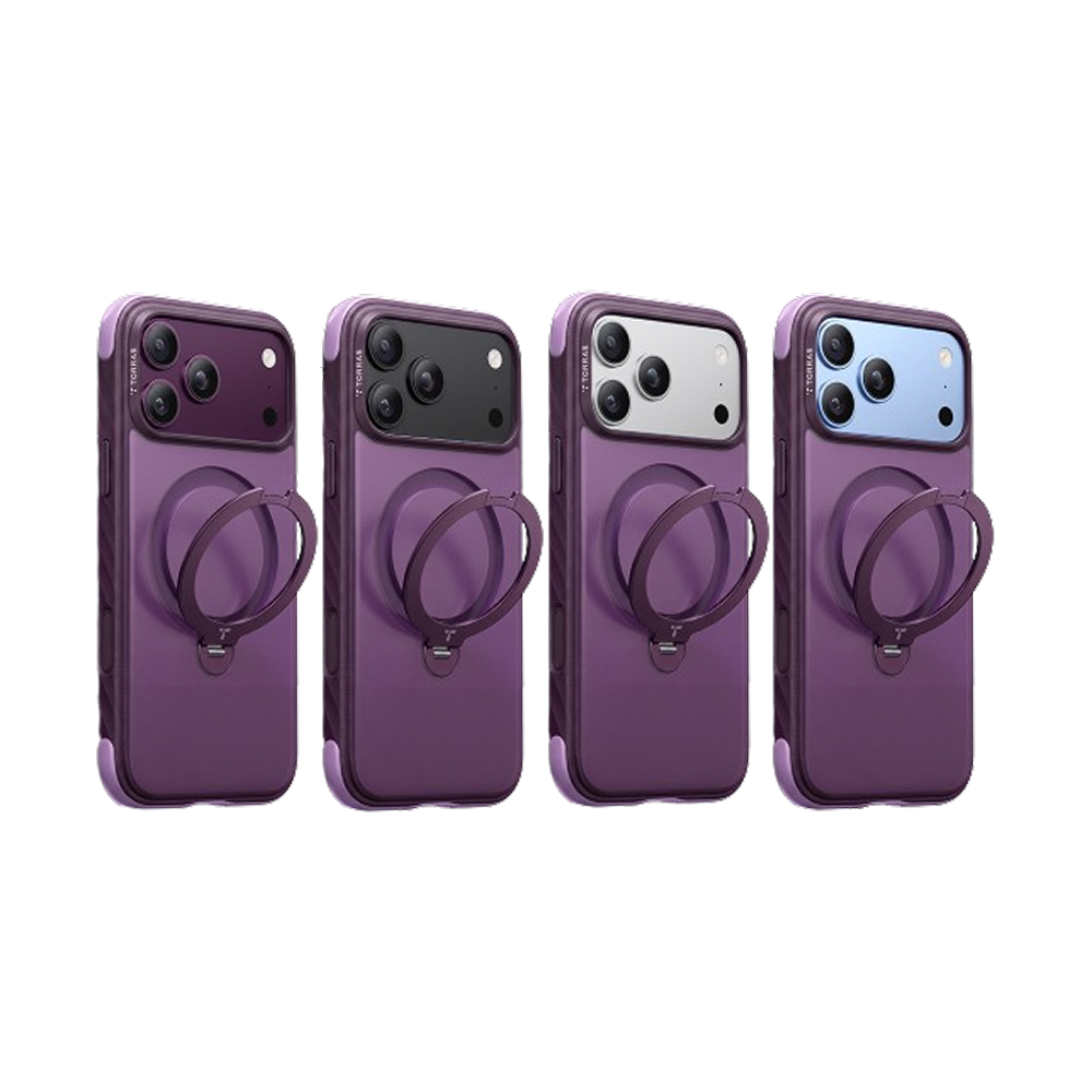 Ostand Q3 Rugg 撞色四象限 旋轉支架手機殼 iPhone 18 Pro 系列