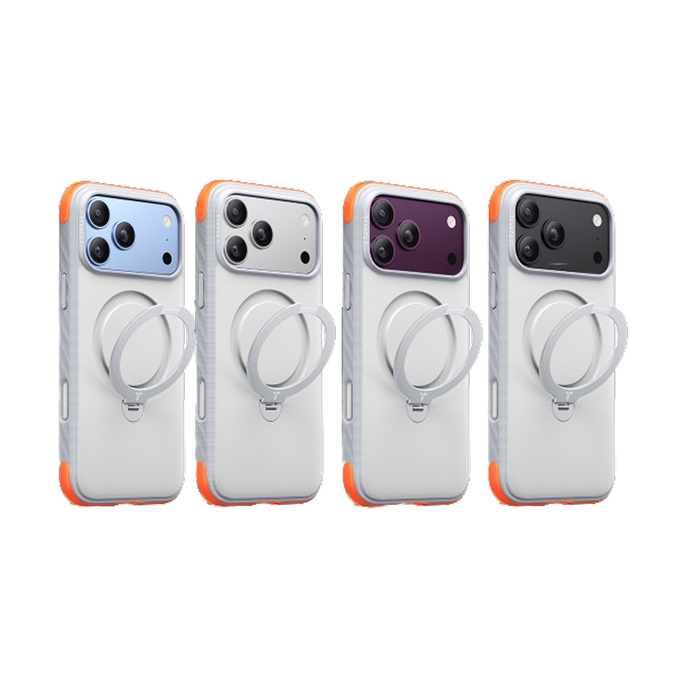 Ostand Q3 Rugg 撞色四象限 旋轉支架手機殼 iPhone 18 Pro 系列