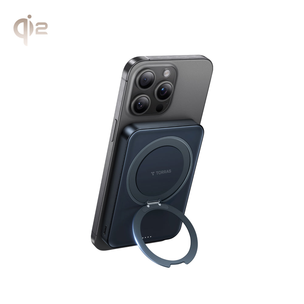 Ostand Qi2 10000mAh MagSafe磁吸旋轉支架行動電源