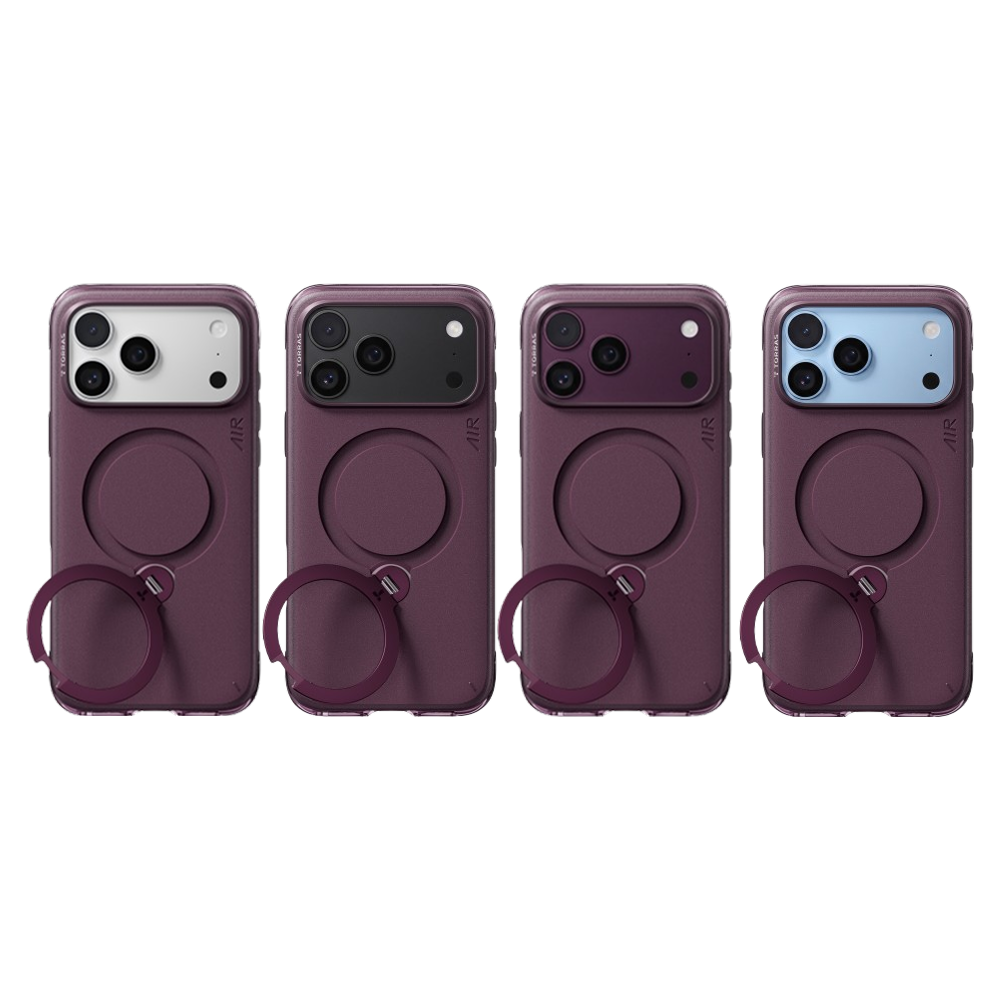 Ostand Q3 Air Essential 耐磨防摔氣囊四象限 旋轉支架手機殼 iPhone 18 Pro 系列