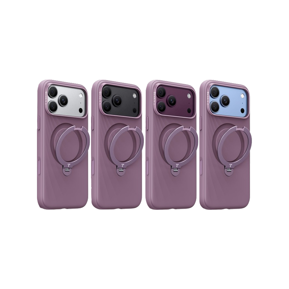 Ostand Q3 Wind 風紋矽膠四象限 旋轉支架手機殼 iPhone 18 Pro系列