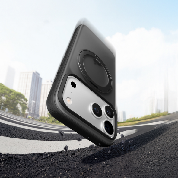 Ostand R Fitness Magnetic 相機按鍵旋轉支架防摔手機殼 iPhone 17系列