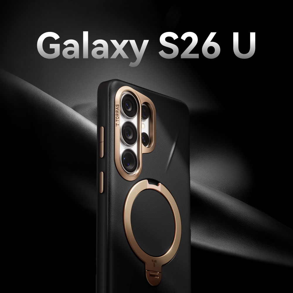 Ostand Spin VegSkin 旋轉支架皮革防摔手機殼 Samsung Galaxy S26 Ultra