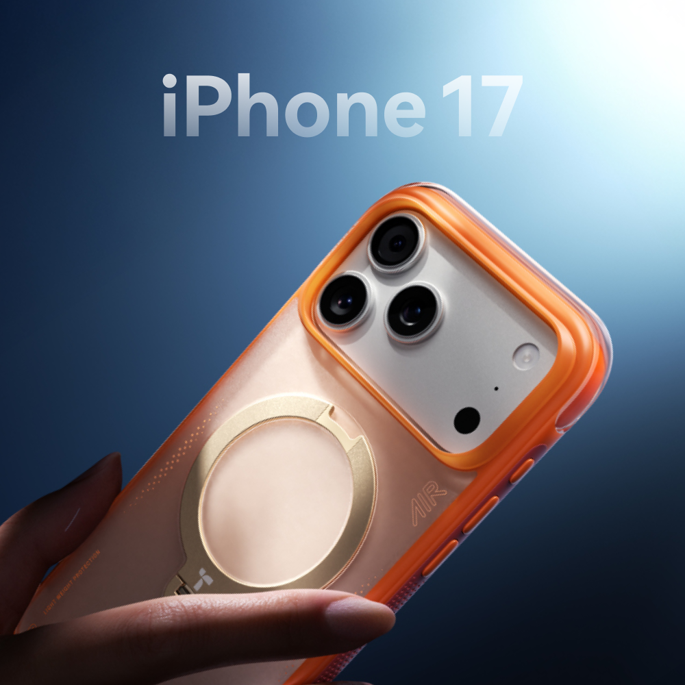 Ostand Spin Air Magnetic 相機按鍵旋轉支架氣囊防摔手機殼 iPhone 17系列