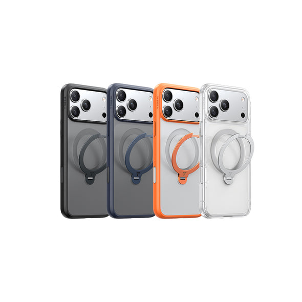 Ostand Spin Magnetic 相機按鍵旋轉支架防摔手機殼 iPhone 17系列