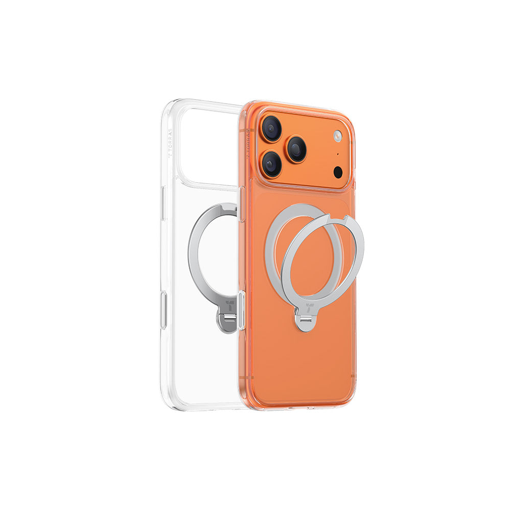 Ostand Spin Magnetic 相機按鍵旋轉支架防摔手機殼 iPhone 17系列