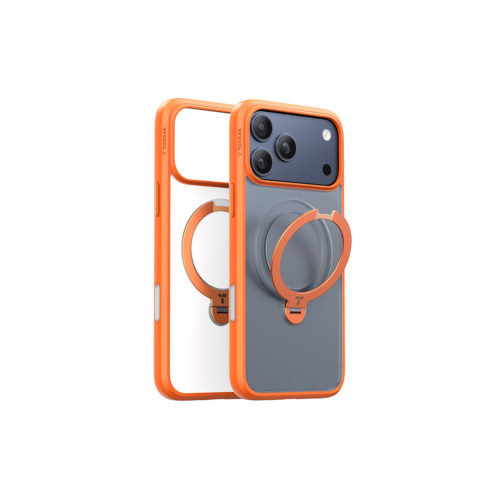 Ostand Spin Magnetic 相機按鍵旋轉支架防摔手機殼 iPhone 17系列