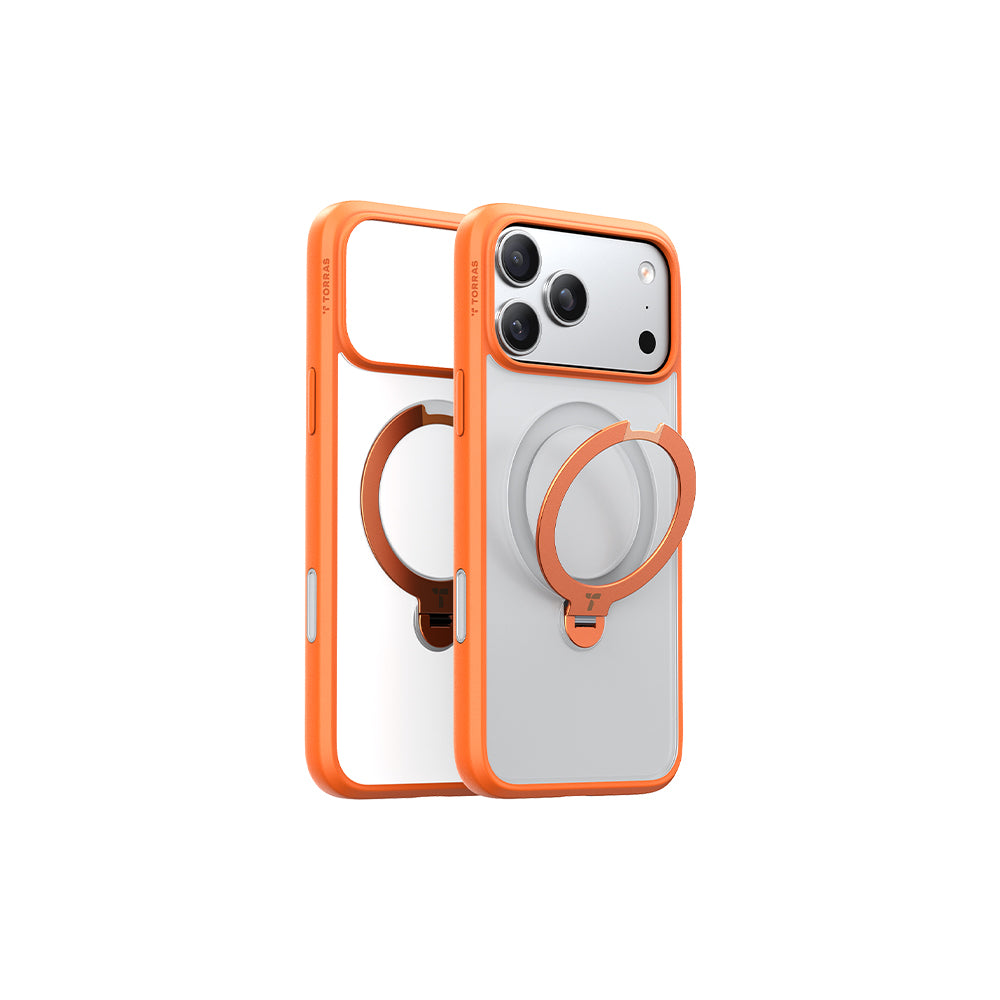 Ostand Spin Magnetic 相機按鍵旋轉支架防摔手機殼 iPhone 17系列