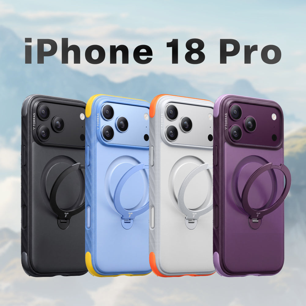 Ostand Q3 Rugg 撞色四象限 旋轉支架手機殼 iPhone 18 Pro 系列