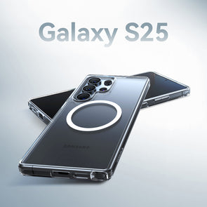 Diamond-Mag 抗黃化 MagSafe 透明防摔手機殼 Samsung Galaxy S25 系列
