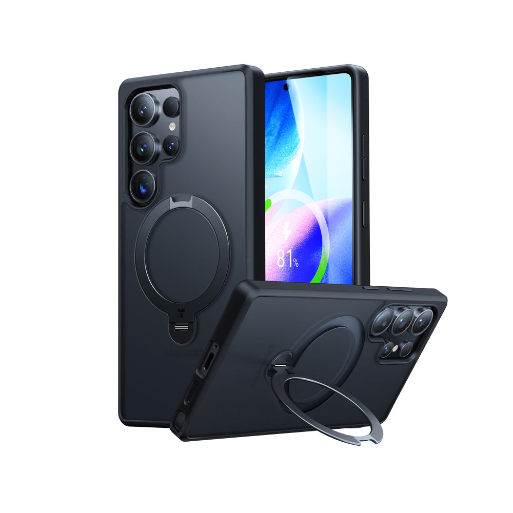 Ostand Spin MagSafe 磁吸旋轉支架防摔手機殼 Samsung Galaxy S25 系列