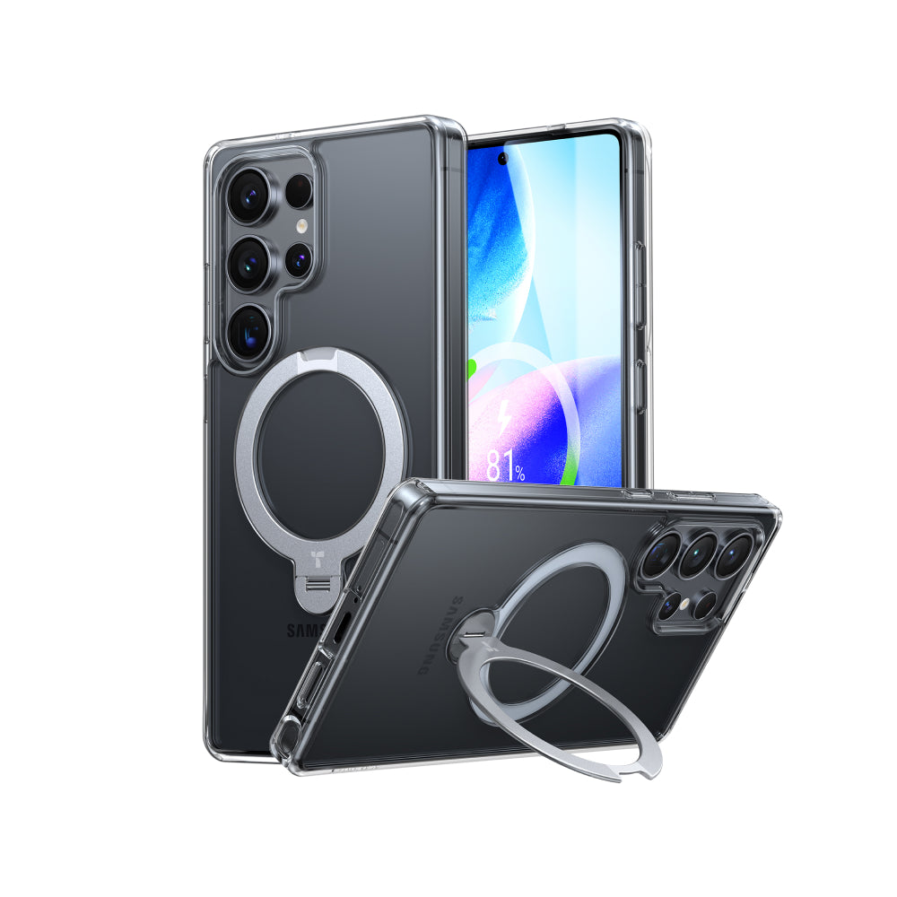 Ostand Spin MagSafe 磁吸旋轉支架防摔手機殼 Samsung Galaxy S25 系列