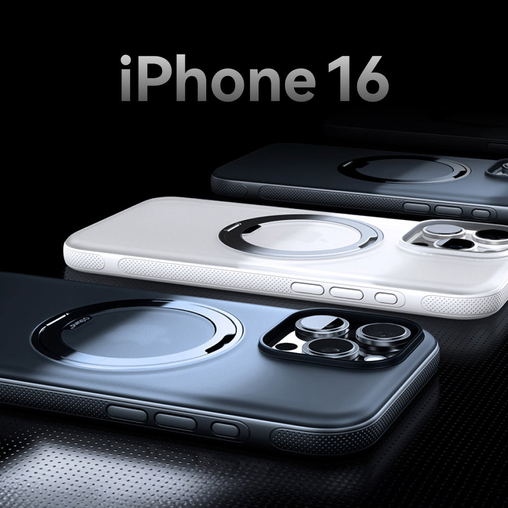 Ostand R Fitness 相機按鍵 MagSafe 旋轉支架防摔手機殼 iPhone 16 Pro 系列
