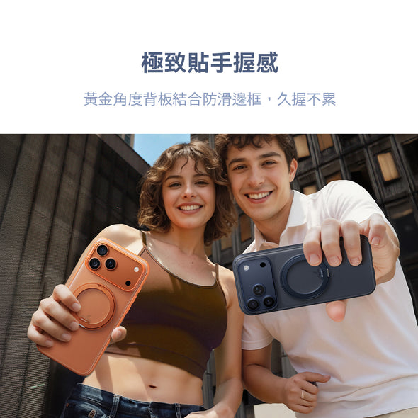 Ostand R Fitness Magnetic 相機按鍵旋轉支架防摔手機殼 iPhone 17系列