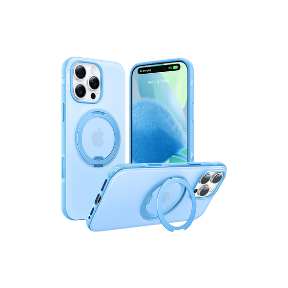 Ostand R Fitness 相機按鍵 MagSafe 旋轉支架防摔手機殼 iPhone 16 系列