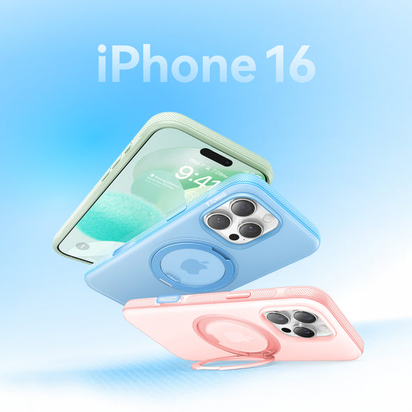 Ostand R Fitness 相機按鍵 MagSafe 旋轉支架防摔手機殼 iPhone 16 系列