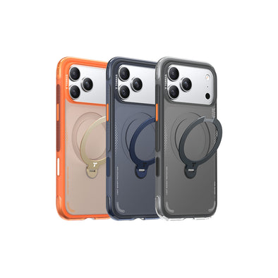 Ostand Spin Air Magnetic 相機按鍵旋轉支架氣囊防摔手機殼 iPhone 17系列