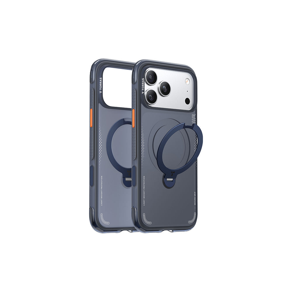 Ostand Spin Air Magnetic 相機按鍵旋轉支架氣囊防摔手機殼 iPhone 17系列