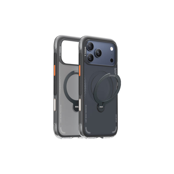 Ostand Spin Air Magnetic 相機按鍵旋轉支架氣囊防摔手機殼 iPhone 17系列