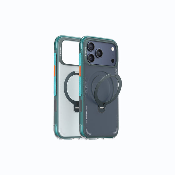 Ostand Spin Air Magnetic 相機按鍵旋轉支架氣囊防摔手機殼 iPhone 17系列