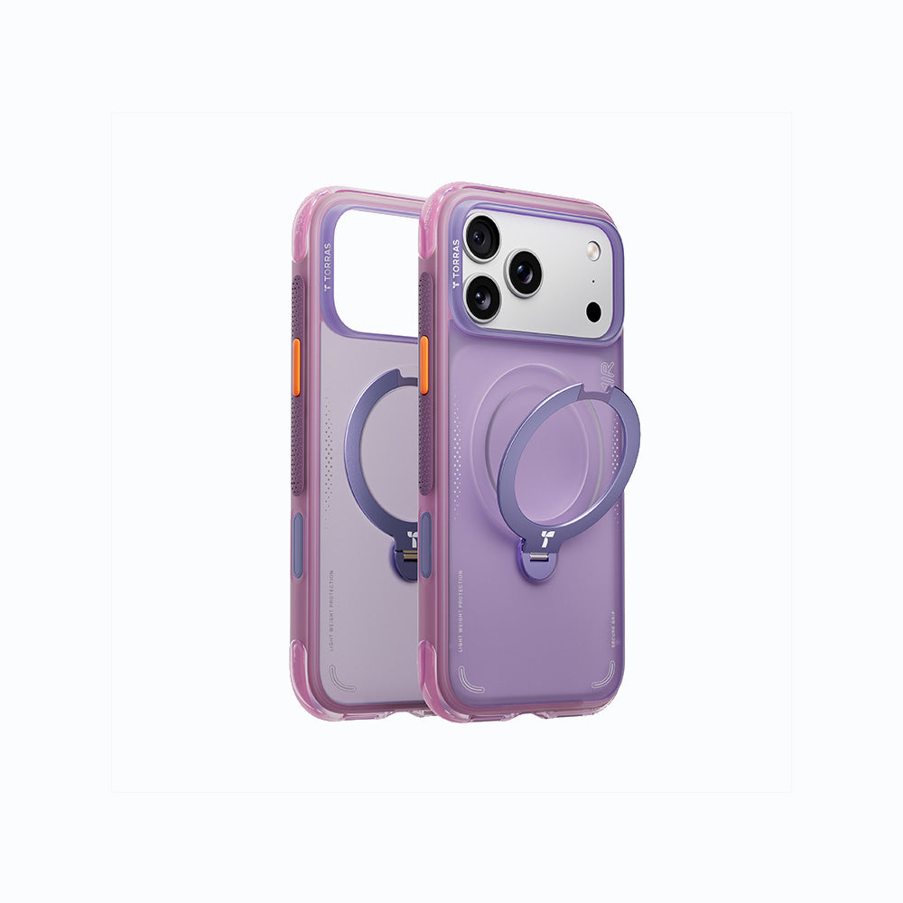 Ostand Spin Air Magnetic 相機按鍵旋轉支架氣囊防摔手機殼 iPhone 17系列