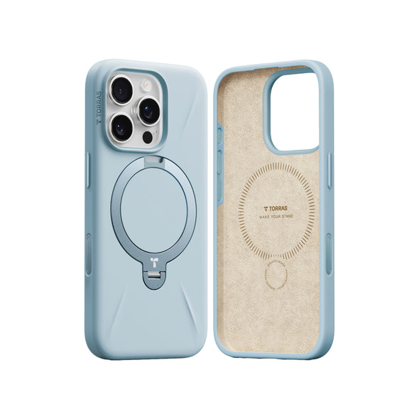 Ostand Spin Fusion Silicone（SilFlex）相機按鍵 MagSafe 支架矽膠防摔手機殼 iPhone 16系列