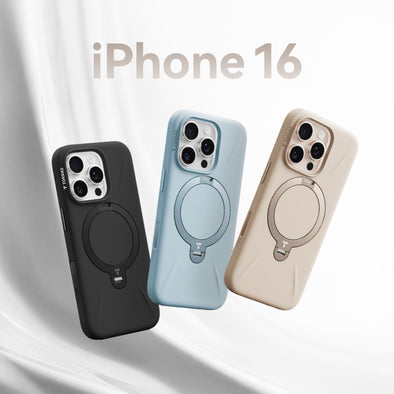 Ostand Spin Fusion Silicone（SilFlex）相機按鍵 MagSafe 支架矽膠防摔手機殼 iPhone 16系列