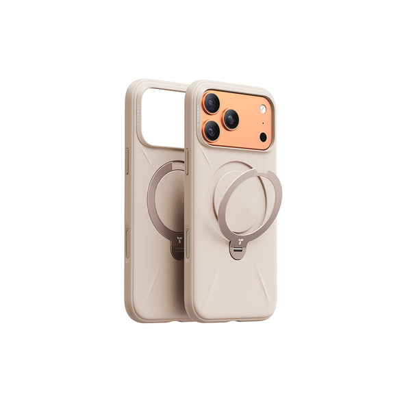 Ostand Spin Silicone Magnetic 相機按鍵旋轉支架矽膠防摔手機殼 iPhone 17系列