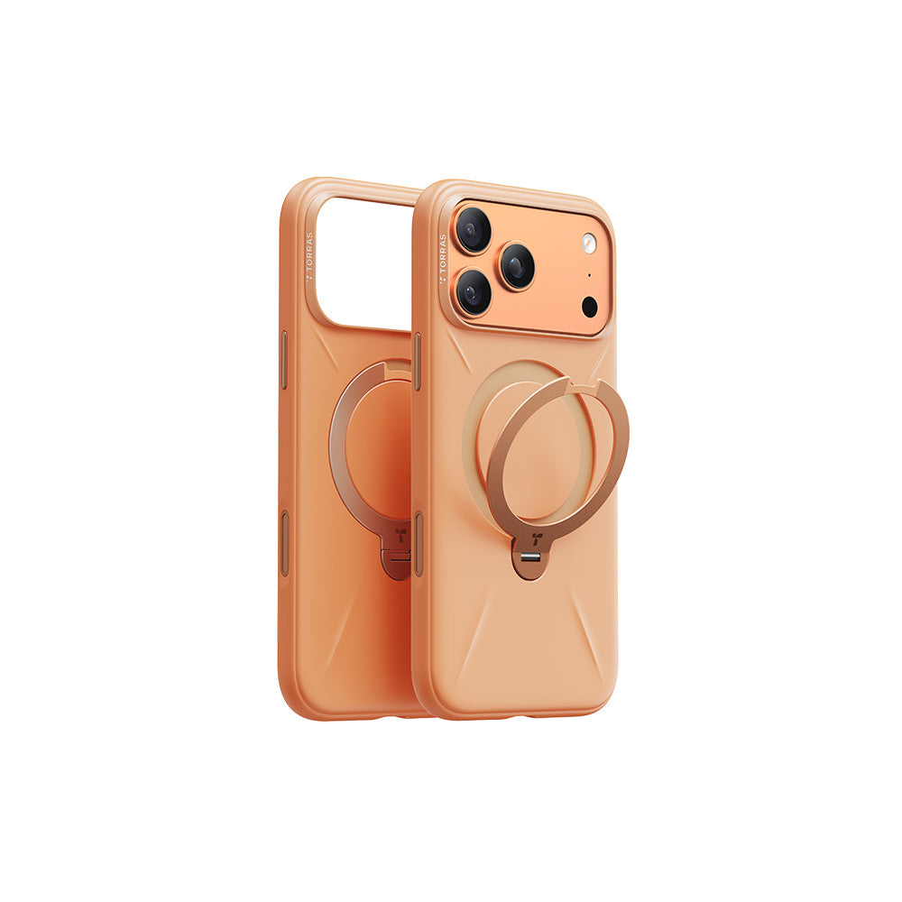 Ostand Spin Silicone Magnetic 相機按鍵旋轉支架矽膠防摔手機殼 iPhone 17系列