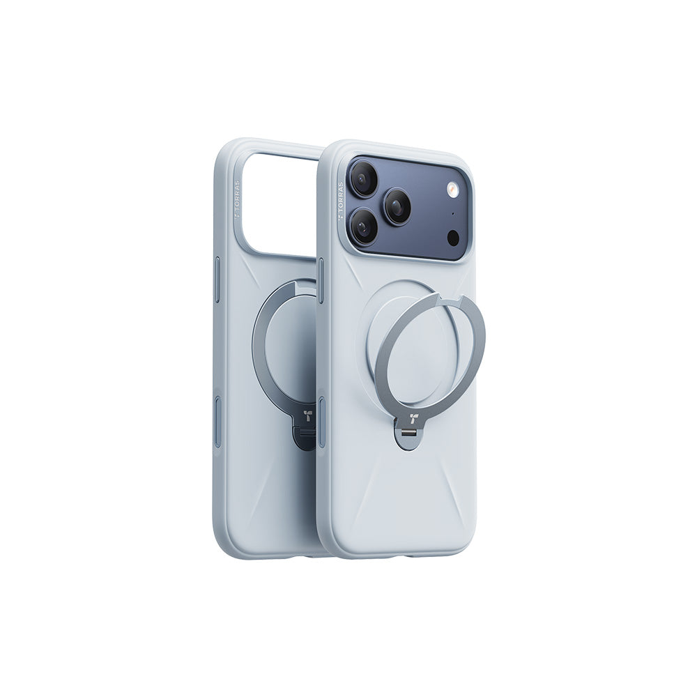 Ostand Spin Silicone Magnetic 相機按鍵旋轉支架矽膠防摔手機殼 iPhone 17系列