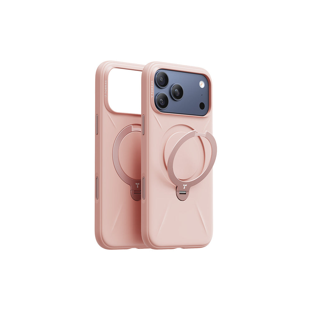 Ostand Spin Silicone Magnetic 相機按鍵旋轉支架矽膠防摔手機殼 iPhone 17系列