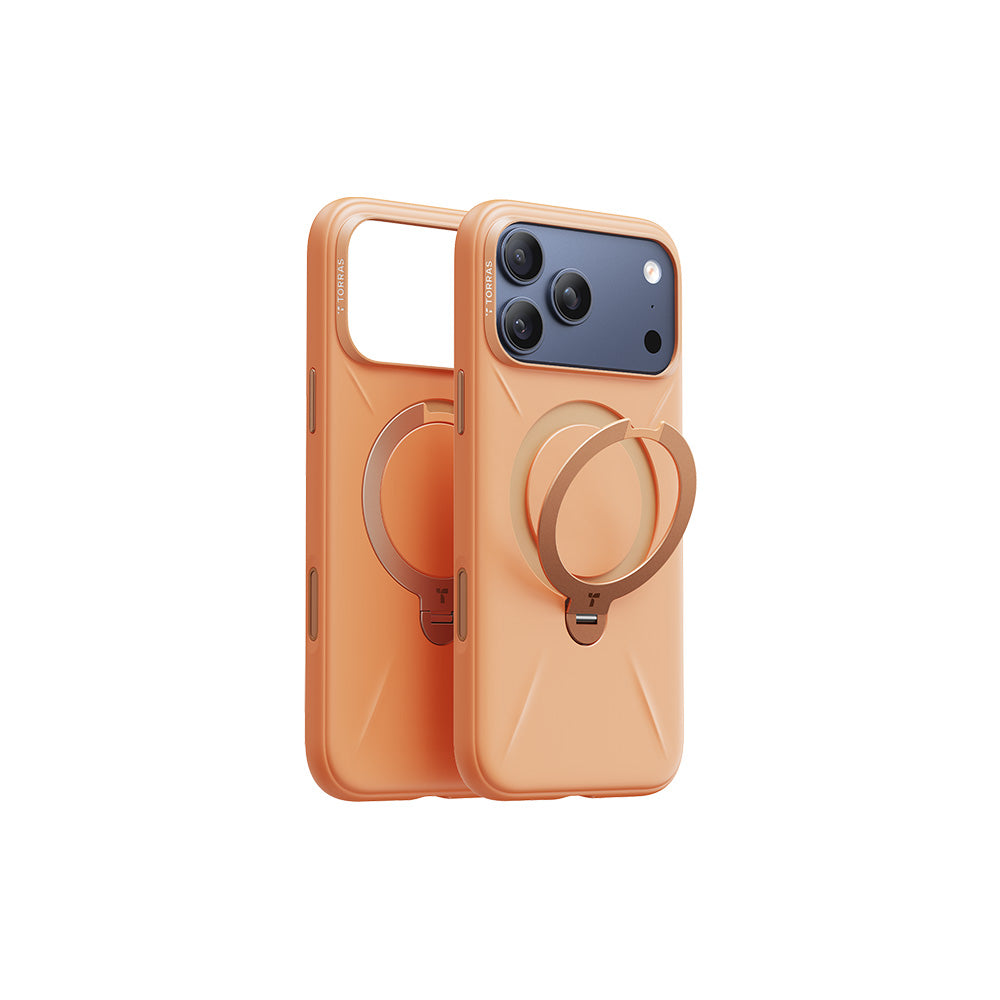 Ostand Spin Silicone Magnetic 相機按鍵旋轉支架矽膠防摔手機殼 iPhone 17系列