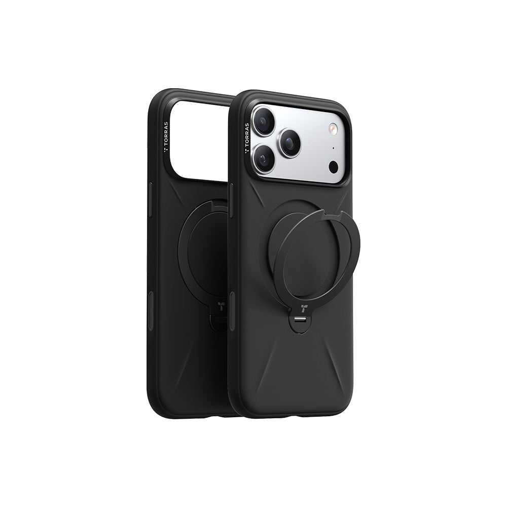 Ostand Spin Silicone Magnetic 相機按鍵旋轉支架矽膠防摔手機殼 iPhone 17系列