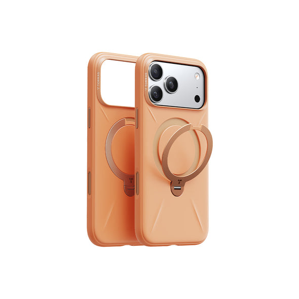 Ostand Spin Silicone Magnetic 相機按鍵旋轉支架矽膠防摔手機殼 iPhone 17系列