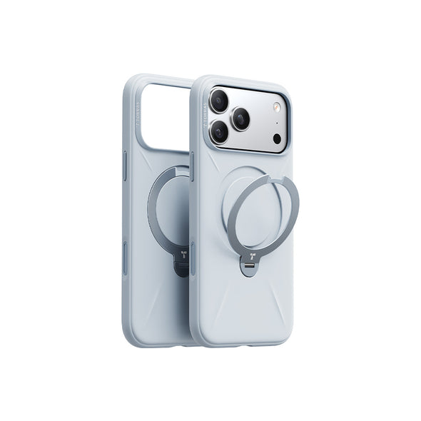Ostand Spin Silicone Magnetic 相機按鍵旋轉支架矽膠防摔手機殼 iPhone 17系列